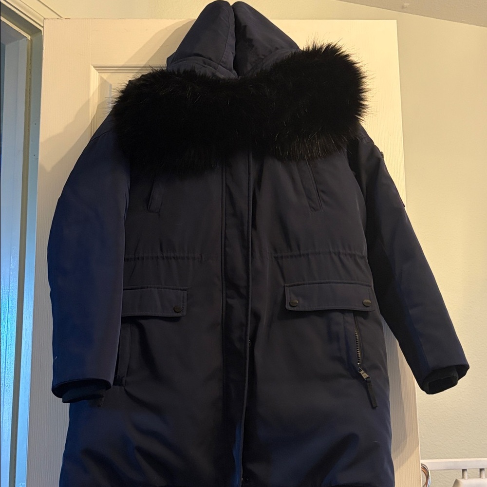 Calvin Klein navy and black Performance Jacket